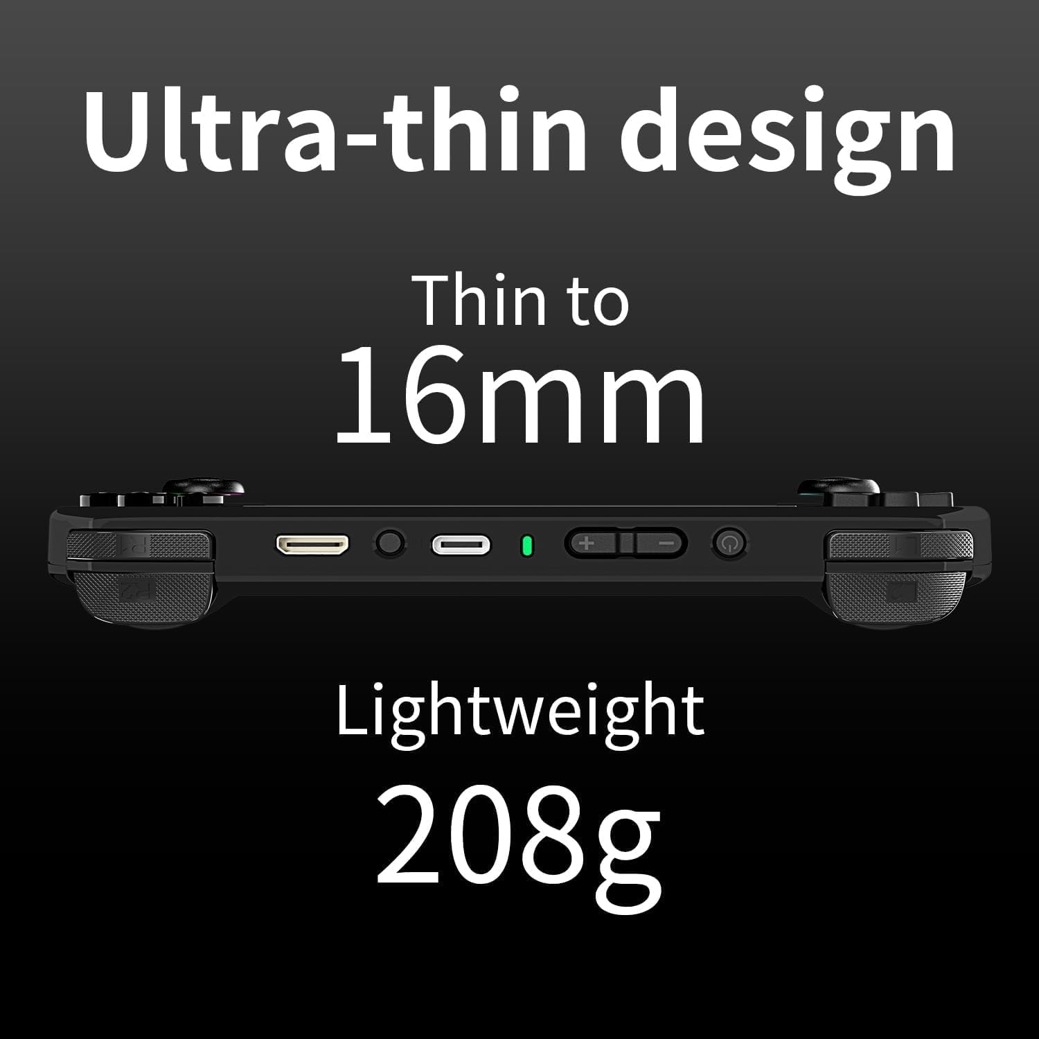 RG40XX H Retro Handheld Game Console, 4" IPS Screen Portable Video Game Console with RGB Colorful Joystick Lighting, Built in 128G Card & 10000 Games, Linux System Support Wifi Bluetooth (Black,128G) image number 3