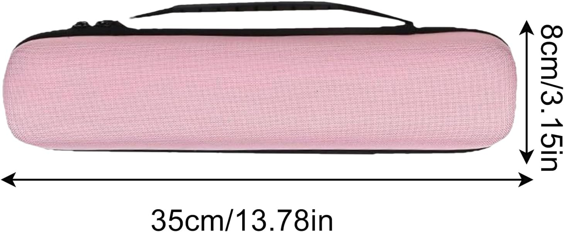 Wezalget Flat Iron Storage Case | Waterproof Straighteners Bag | Portable Travel Supplies, Multifunctional Haircare Accessories for Men, Women, Pink, Refer to Description, Unisex - Pink image number 2