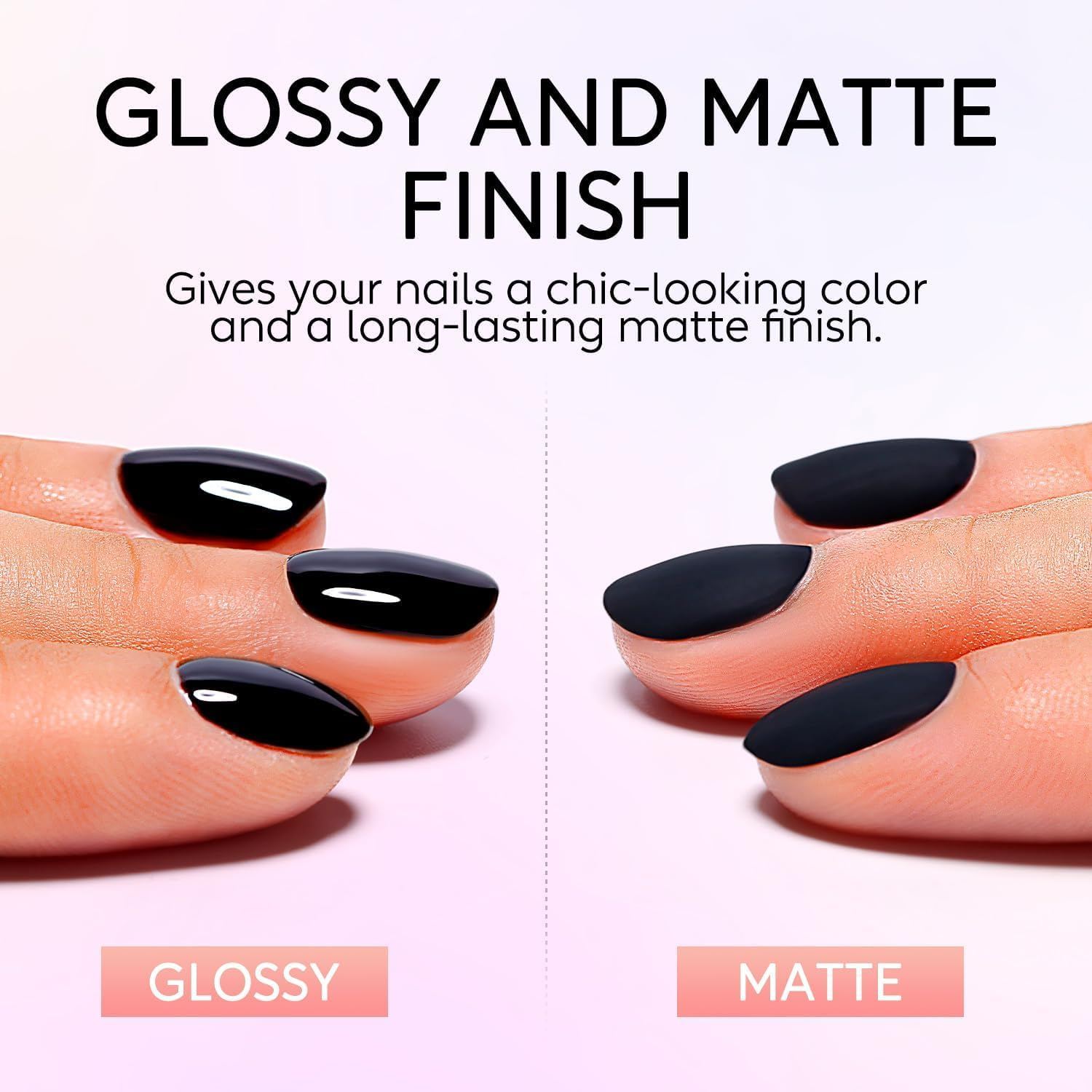 Nicedeco Gel No Wipe Matte Top Coat 15Ml Soak off Matte Finish Long Lasting DIY Home Nail Salon Cruelty-Free & Vegan image number 2