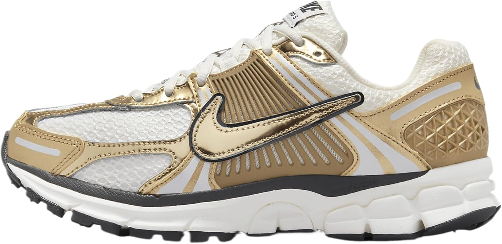 NIKE Women'S Zoom Vomero 5 Gold Sneaker