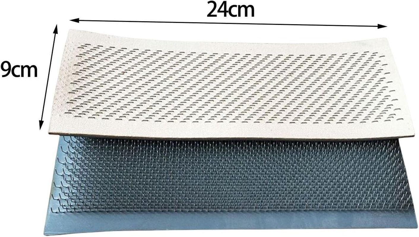 Eigell Hair Holder Drawing Card Drawing Board 24X9Cm with Needles Hair Extensions Extension Hackle Pad for Bulk Hair Blending Hair Styling Tool