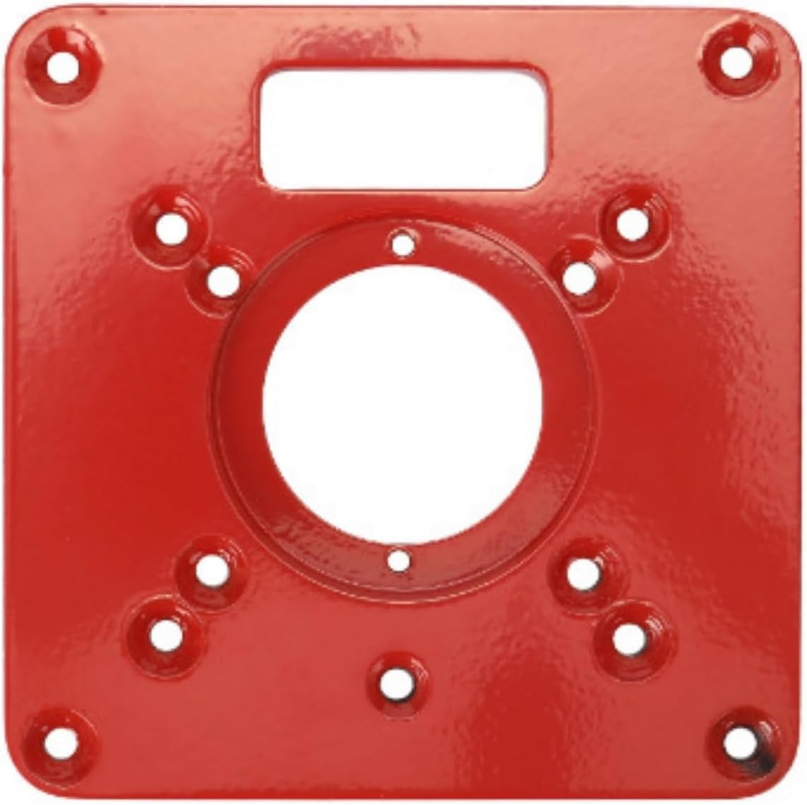 Router Table Insert Plate Aluminum Alloy Compatible with Makita Routers Trimming Machine Flip Board Woodworking Engraving Machine Accessory 120X120X8Mm image number 5