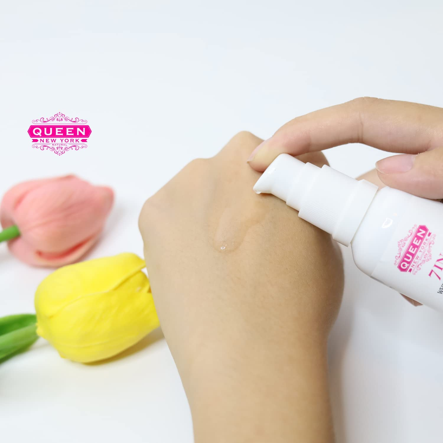 QUEEN 7In1 White Bright Super Serum-5% Tranexamic Acid,5% Kojic Acid,2% Alpha Arbutin-Dark Spot Remover Melasma Treatment anti Aging Vegan Cruelty Free-No FRAGRANCE (Pack of 1) image number 3