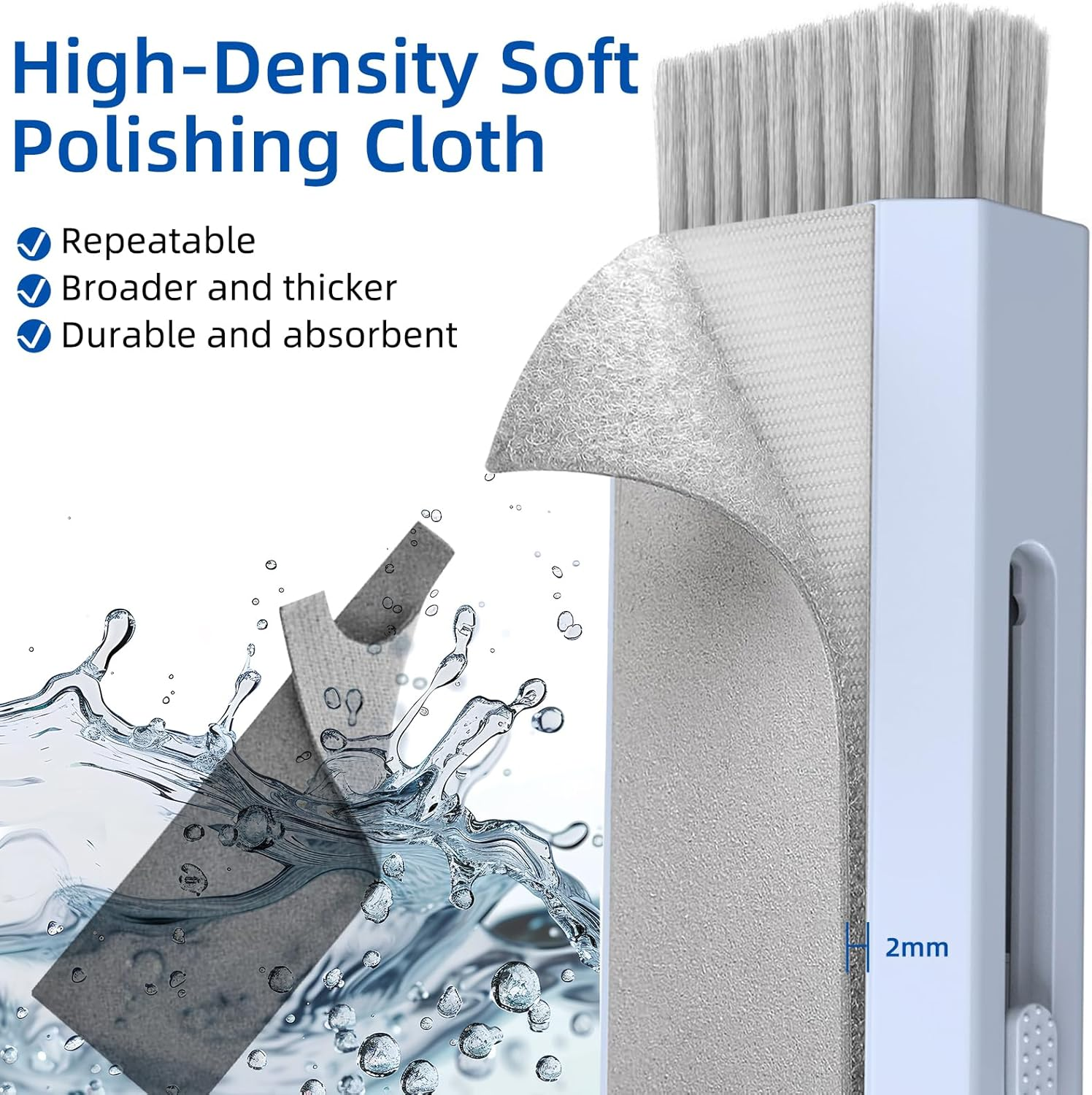 8 in 1 Multifunctional Electronic Cleaner Kit - Keyboard Cleaning Kit, Laptop Cleaner with Brush, Electronic Cleaning Tool for Airpods Pro/Laptop/Phone/Computer/Screen,Blue image number 5