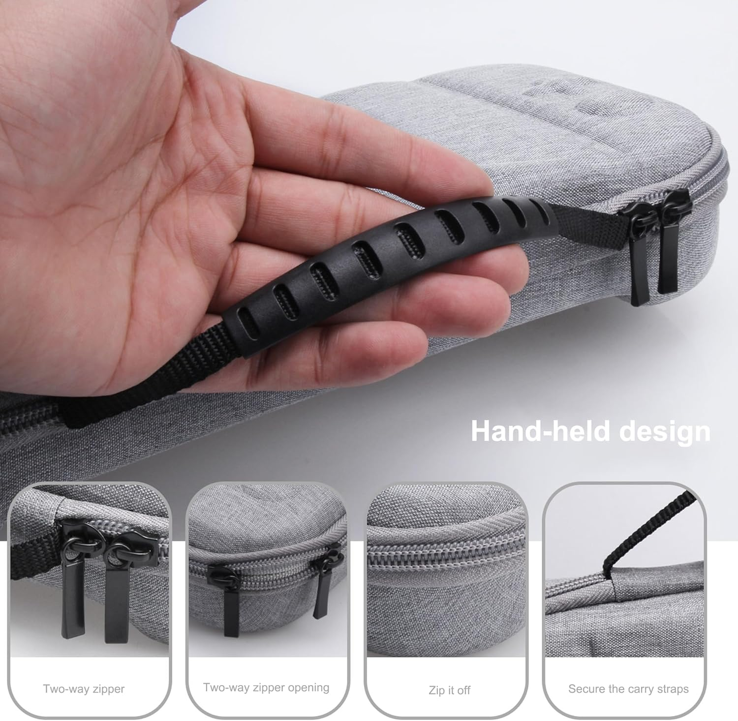 Lemxiee Case for Nintendo Switch 2 Accessories + [Pack of 2] Screen Protector for Nintendo Switch 2 Tempered Glass, Hard Carry Case for Switch 2 (2025) Case image number 3