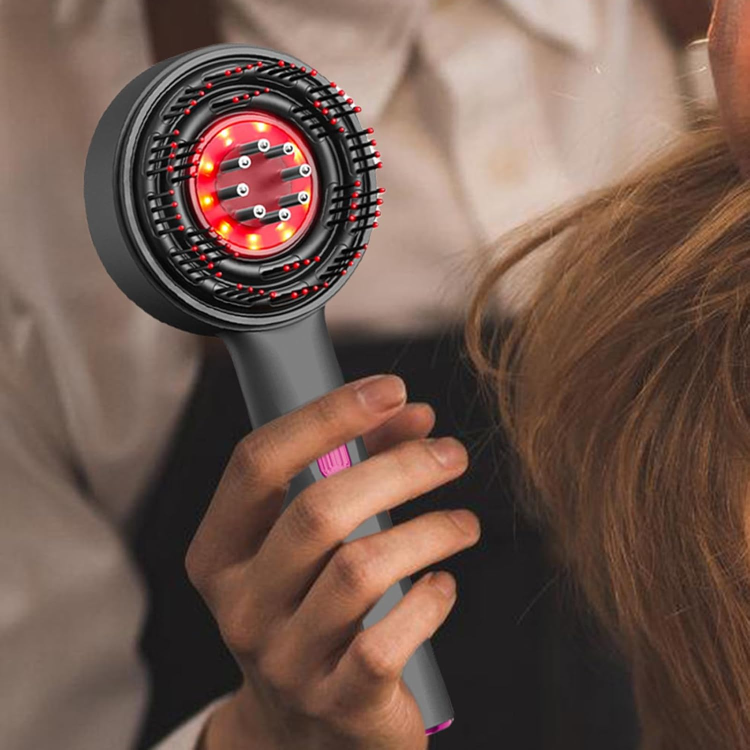 Electric Scalp Massage Comb - Electric Hair Brushes for Hair Growth - Massager Scalp Massager Massaging Brush for Stimulates Growth image number 2