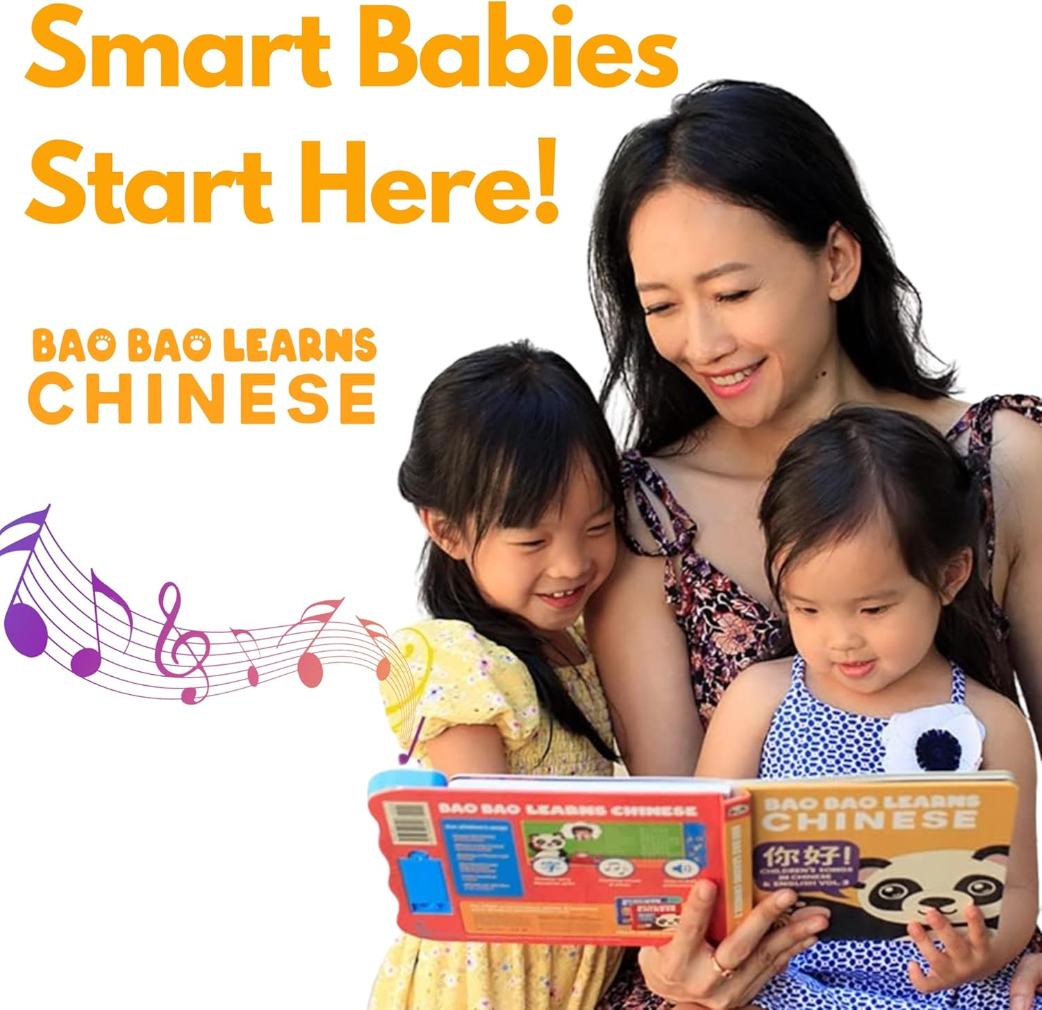 Bao Bao Learns Chinese Vol. 3 | Musical Chinese Board Book; Learn Chinese Nursery Rhymes for Kids; Bilingual Toy and Mandarin Chinese Book for Babies; Learning Chinese Gift image number 3