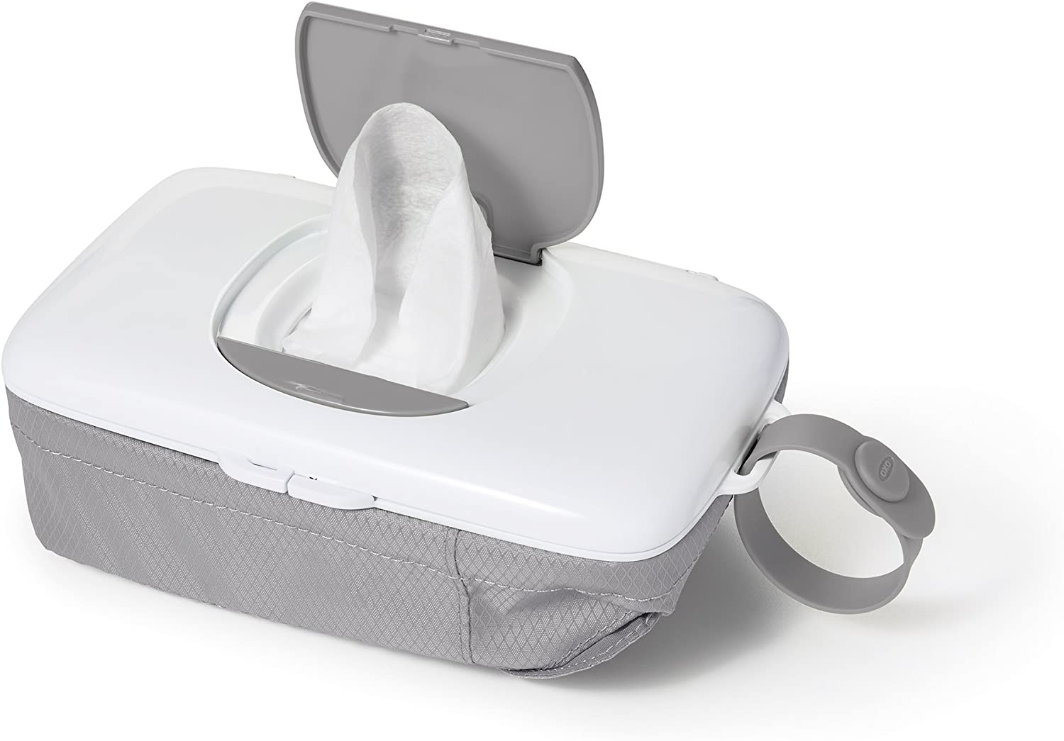 OXO Tot On-The-Go Wipes Dispenser with Diaper Pouch, Gray image number 3