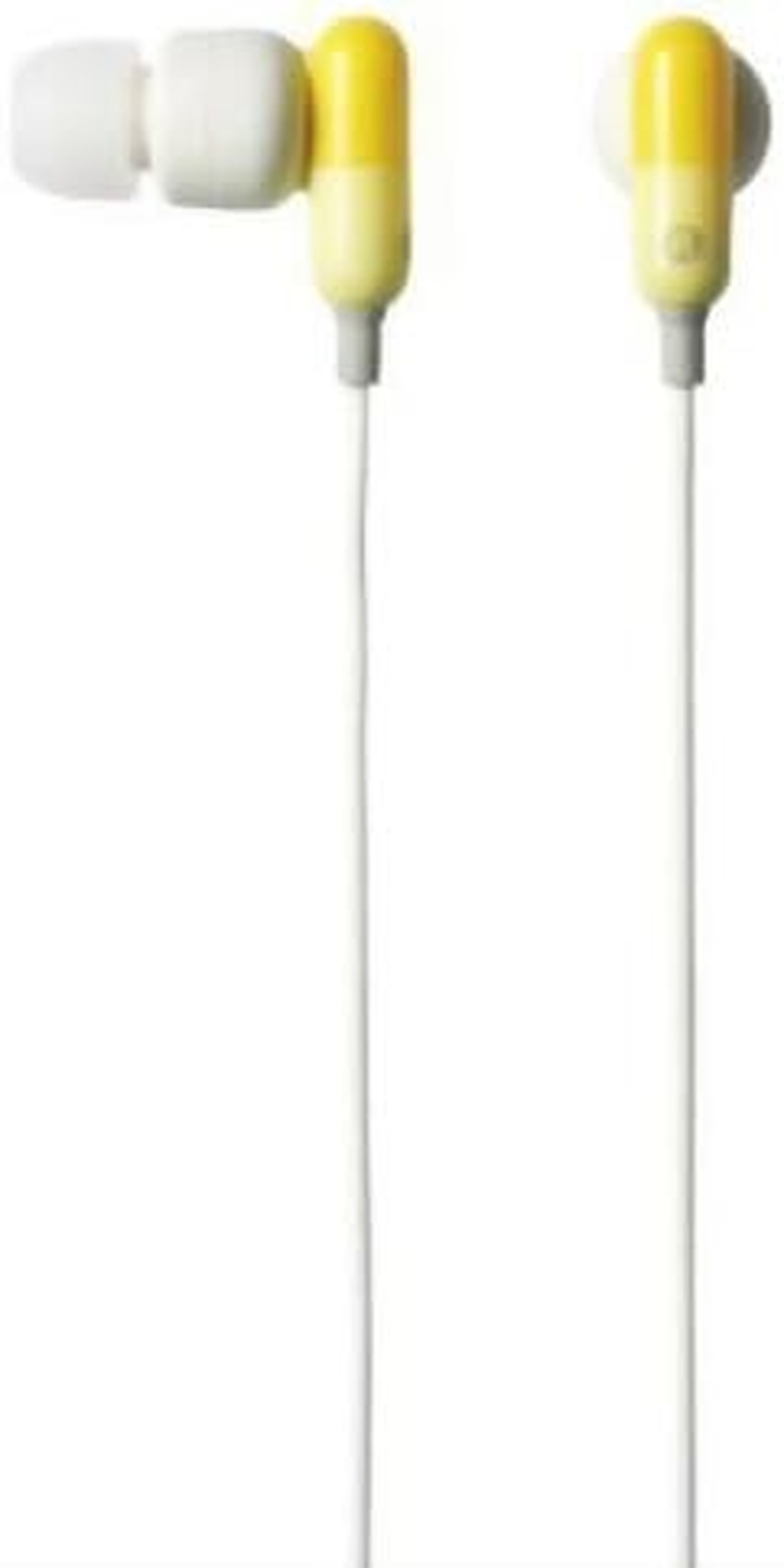 ELECOM EHP-CIN50YL Sundries Drugs In-Ear Headphones, 4.9 Ft (1.2 M), Yellow