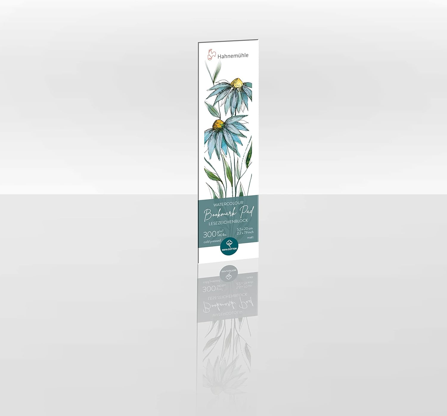 Hahnem&uuml;hle Watercolour Bookmark Pad