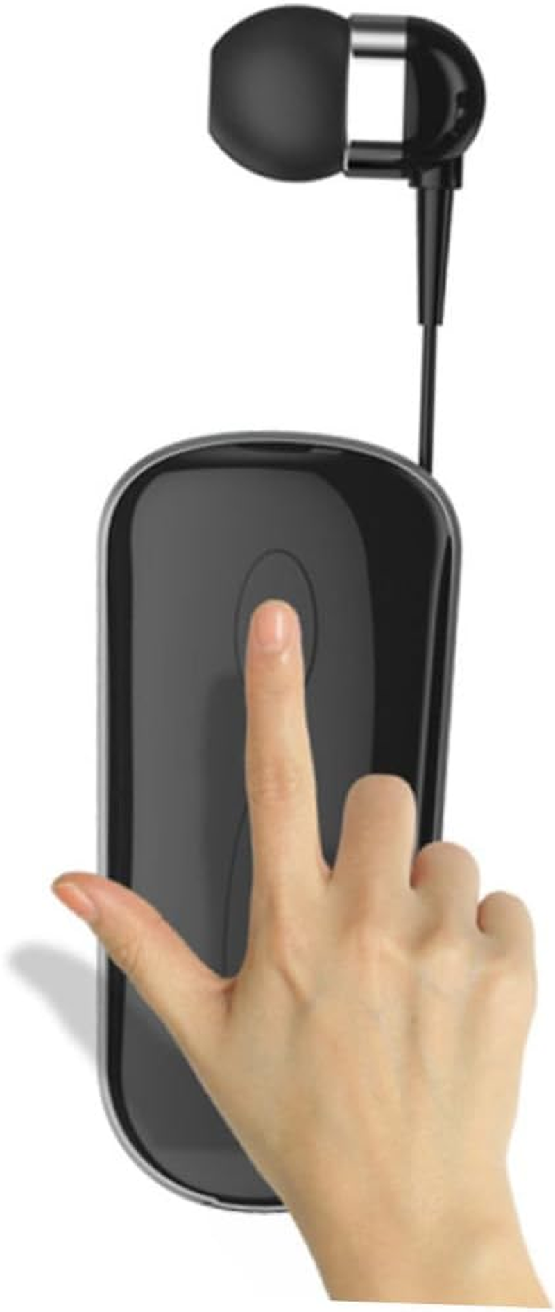 Jojofuny Wireless Clip-On Headphone Retractable Headphone for Sports Lightweight Design with Built-In Mic for Running Workout Outdoor Activities Comfortable Fit image number 6