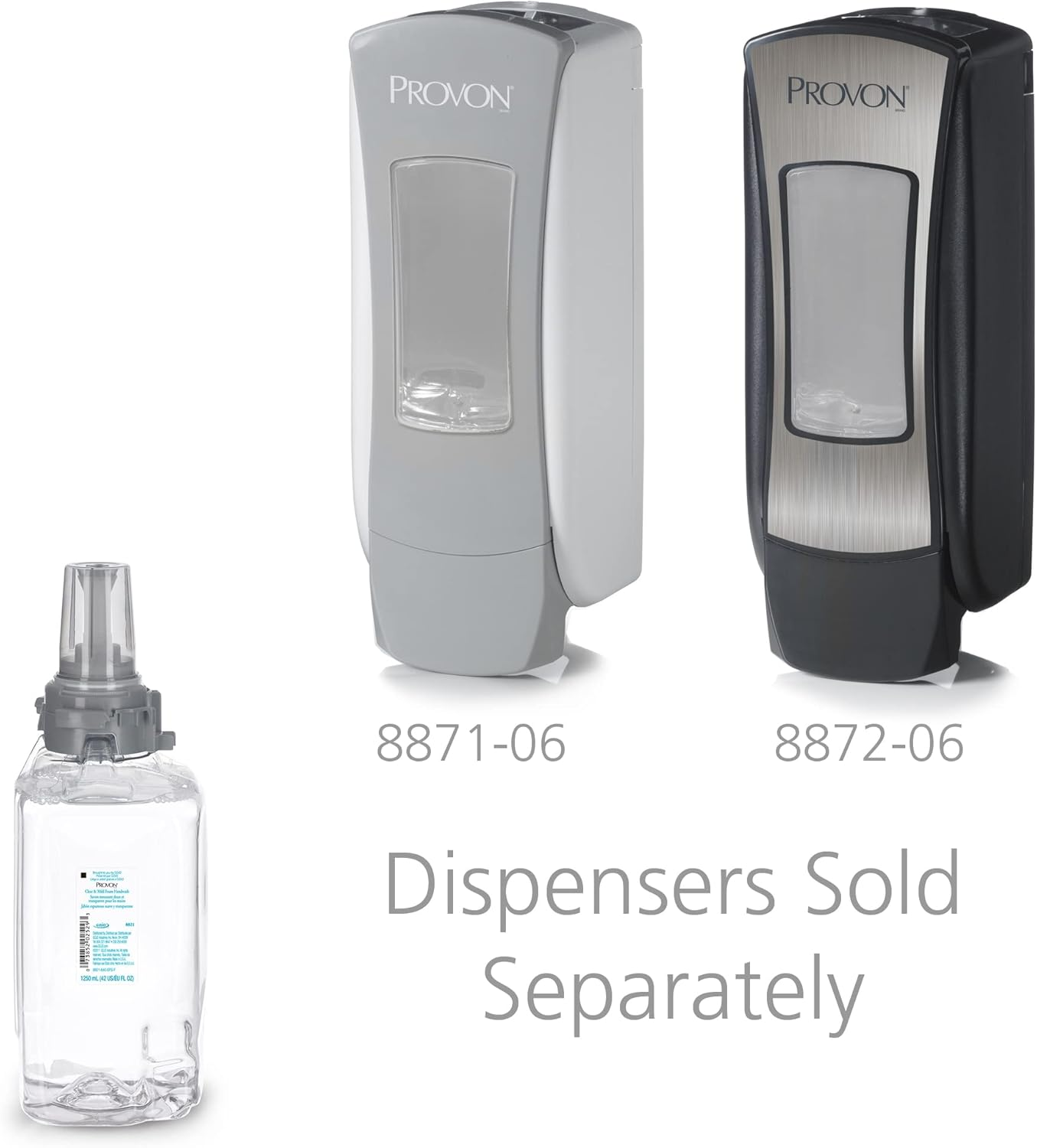 PROVON 8821-03 Clear and Mild Foam Handwash 1250 Ml ADX-12 Refill (Case of 3)