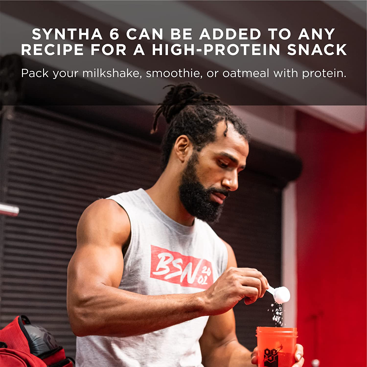 BSN Syntha 6 Blend Protein Powder, Vanilla, 28 Serves, 1.32 Kg image number 5