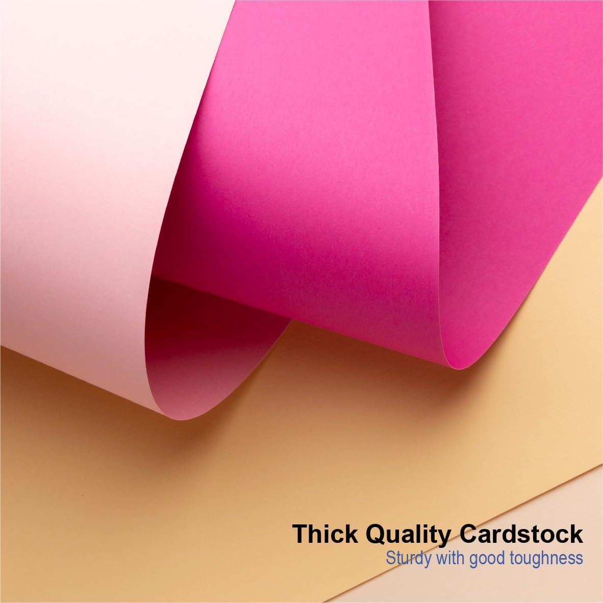 Cororio A4 230Gsm Premium Coloured Paper Cadrdstock - 50 Sheets, 10 Vibrant Colors - Heavyweight Cardstock with Vivid Colors - Crafts, School Projects, Invitations, DIY Art, Professional Printing​ image number 6