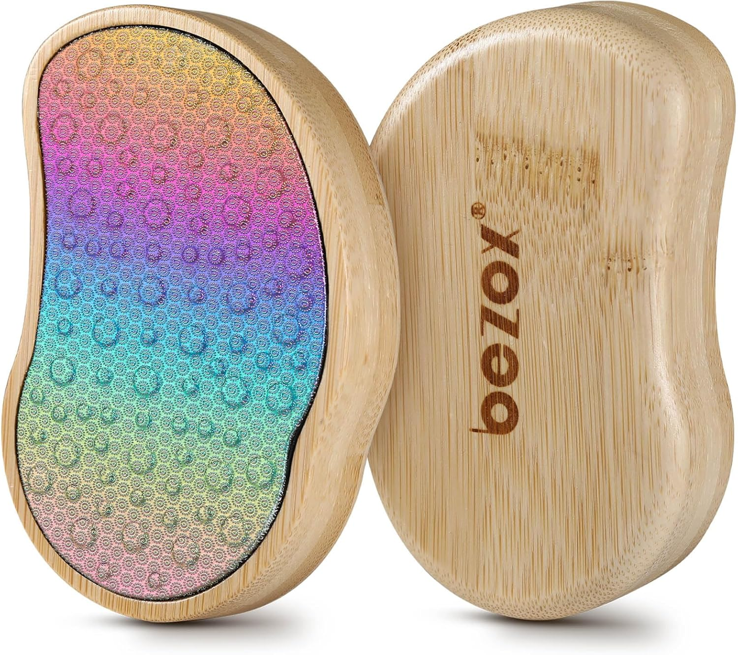 BEZOX NEW Foot File Combines Environmental Protection with High Efficiency in Removing Callus - Comfortable Wooden Handle, Beautiful Stainless Steel File Surface for Soft & Smooth Feet image number 4