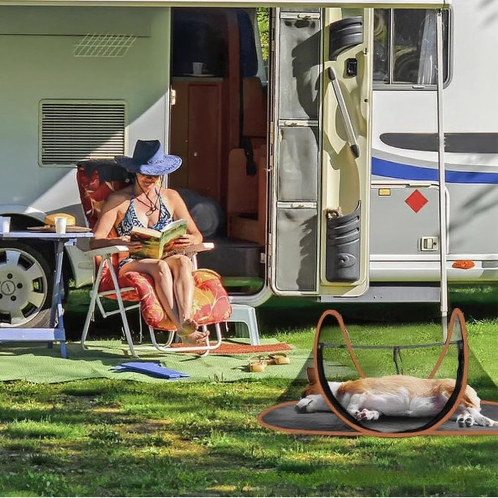 HPAMR Cat Tent Outdoor, Pet Enclosure Tent, Pop up Crate, Portable Cat Mesh Tents Pet Cage, Indoor Playpen Portable Exercise Tents, Pet Playpen, Foldable Kennel image number 5