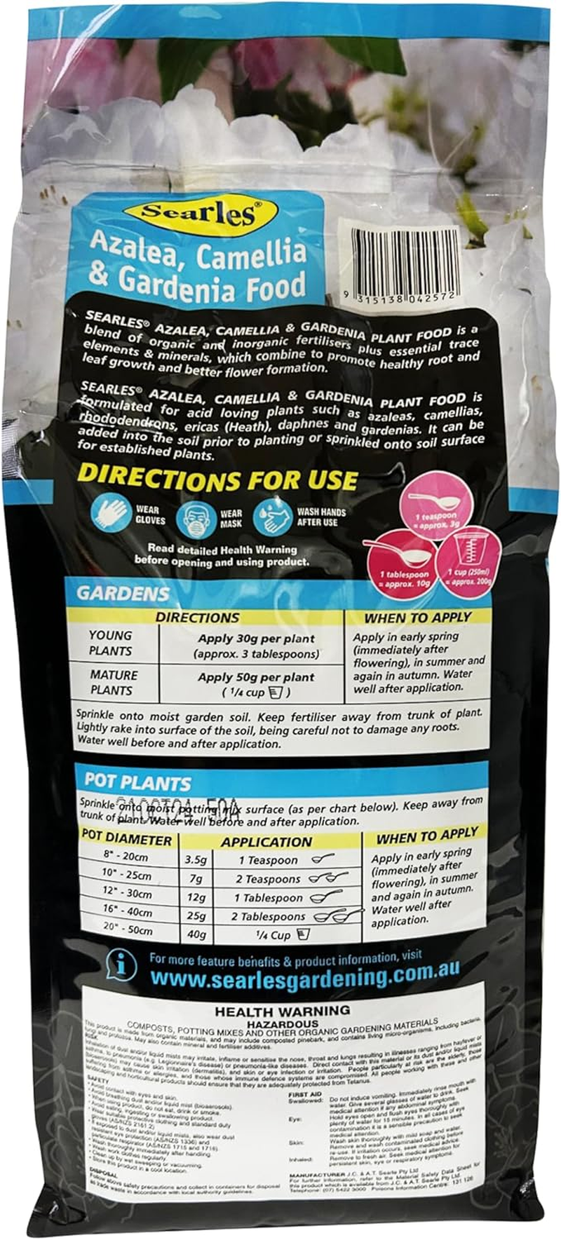 Azalea, Camellia & Gardenia Plant Food 2.5Kg image number 5