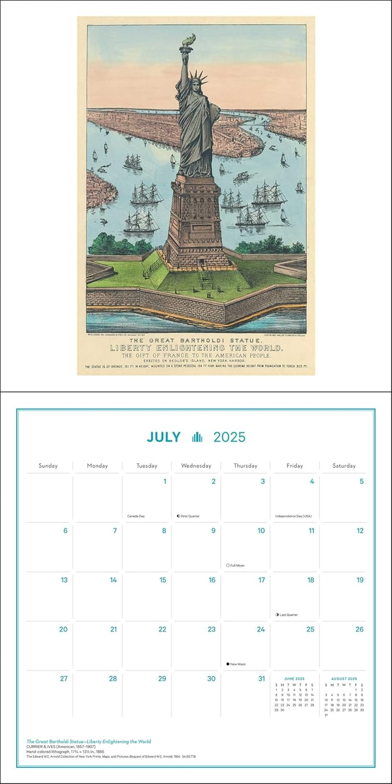 New York in Art 2025 Wall Calendar