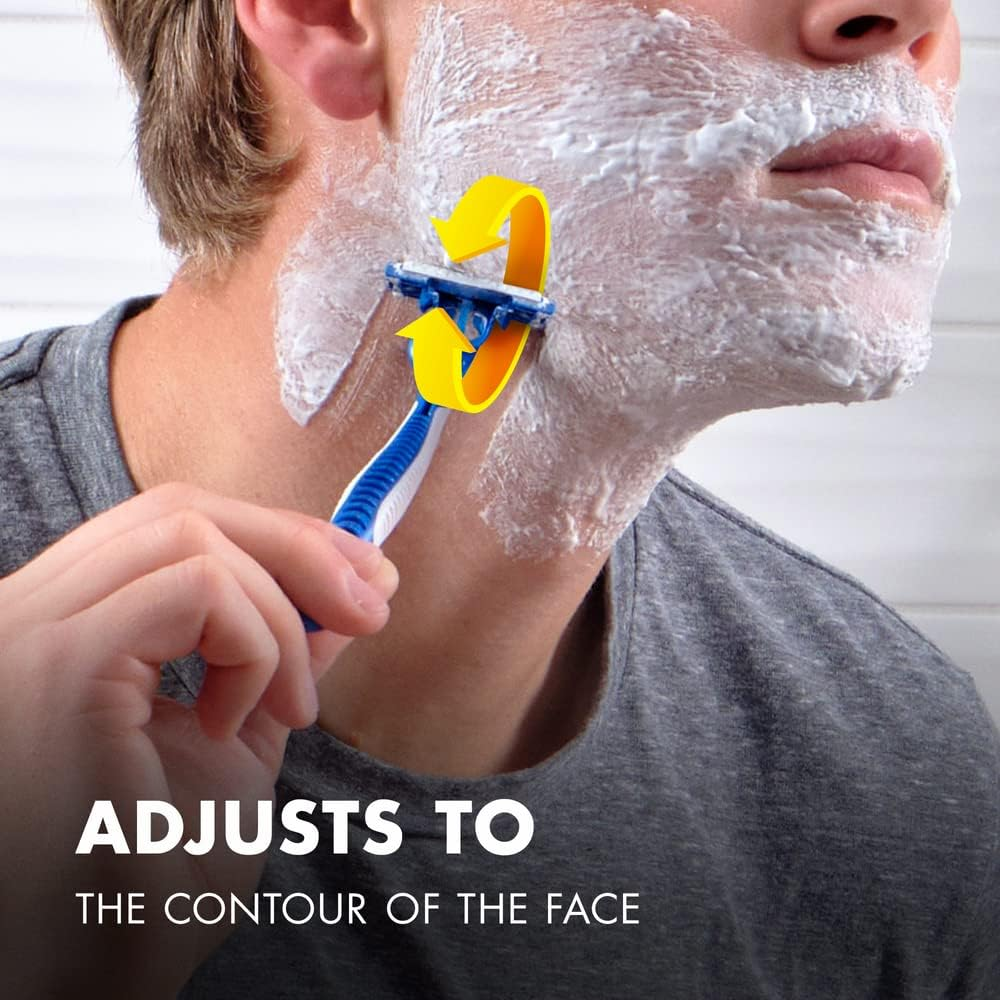 Gillette Skinmate Sensitive Disposable Razor for Men, 8 Count image number 2