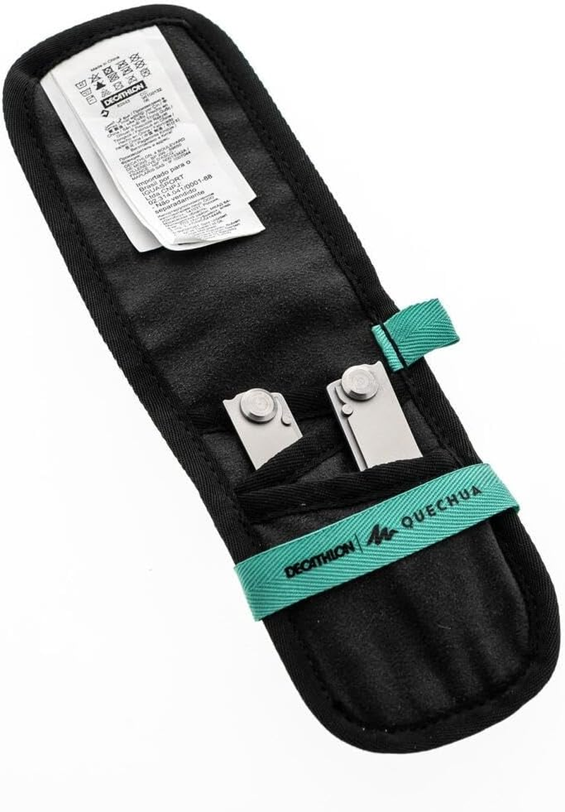 QUECHUA Decathlon MH 500 Folding Stainless Steel Hiking and Camping Cutlery Unique Size Dark Grey image number 2