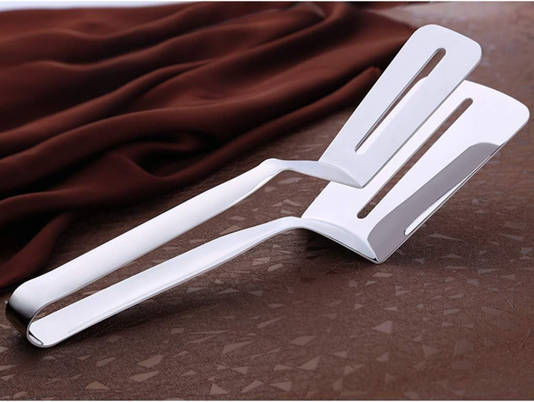 Kitchenware Gadgets Stainless Steel Barbecue Steak Clip Tongs BBQ Roasting Shovels Leak Steak Shovel Spatula Food Clamp Bread Clips Kitchenware Gadgets image number 3
