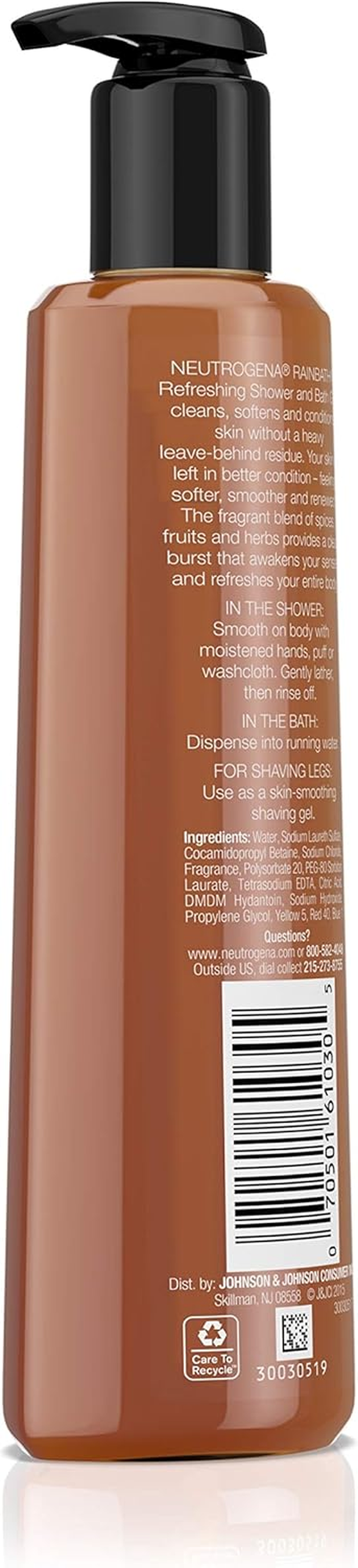 Neutrogena Rainbath Gel, Original, 8.5 Ounce image number 2