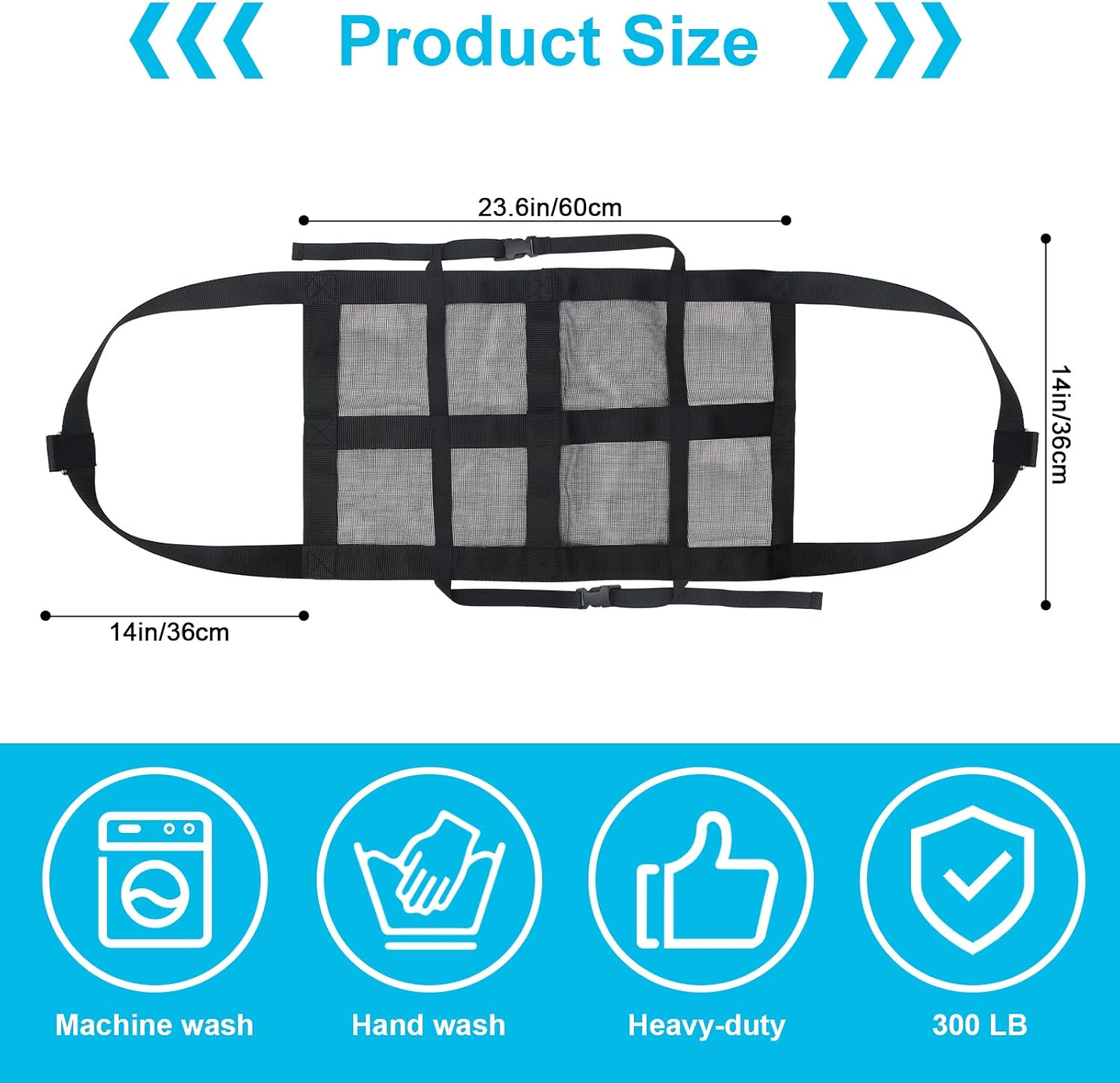 Calf Sling for Weighing Animals, Boyistar 300 LB Animal Weighing Sling for Calf Weight Small Animals, with 2 Reinforced Restraint Types image number 3