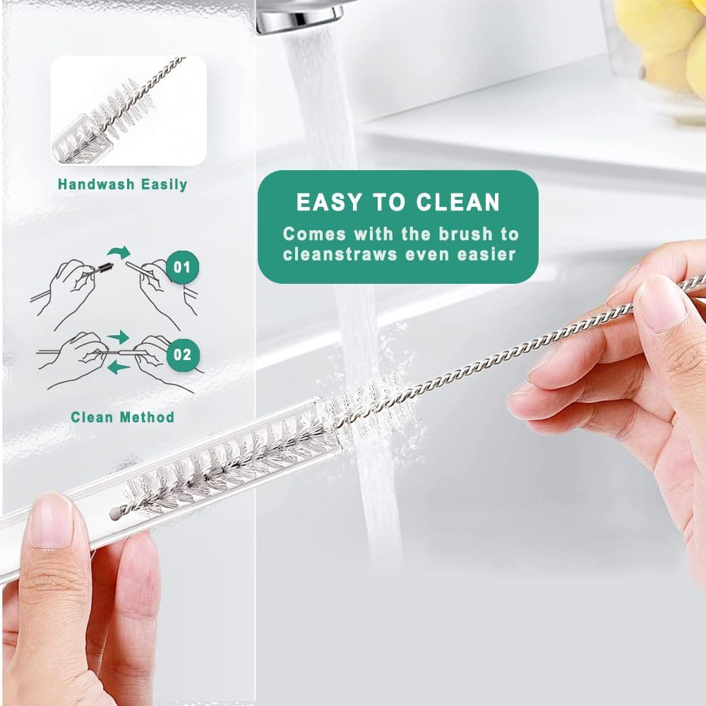 4PCS Replacement Straws for Owala Water Bottle 24 Oz 32 Oz Free Sip & Flip Owala Water Bottles, Replacement Plastic Straws Designed for Owala 24 Oz & 32 Oz Bottle image number 3