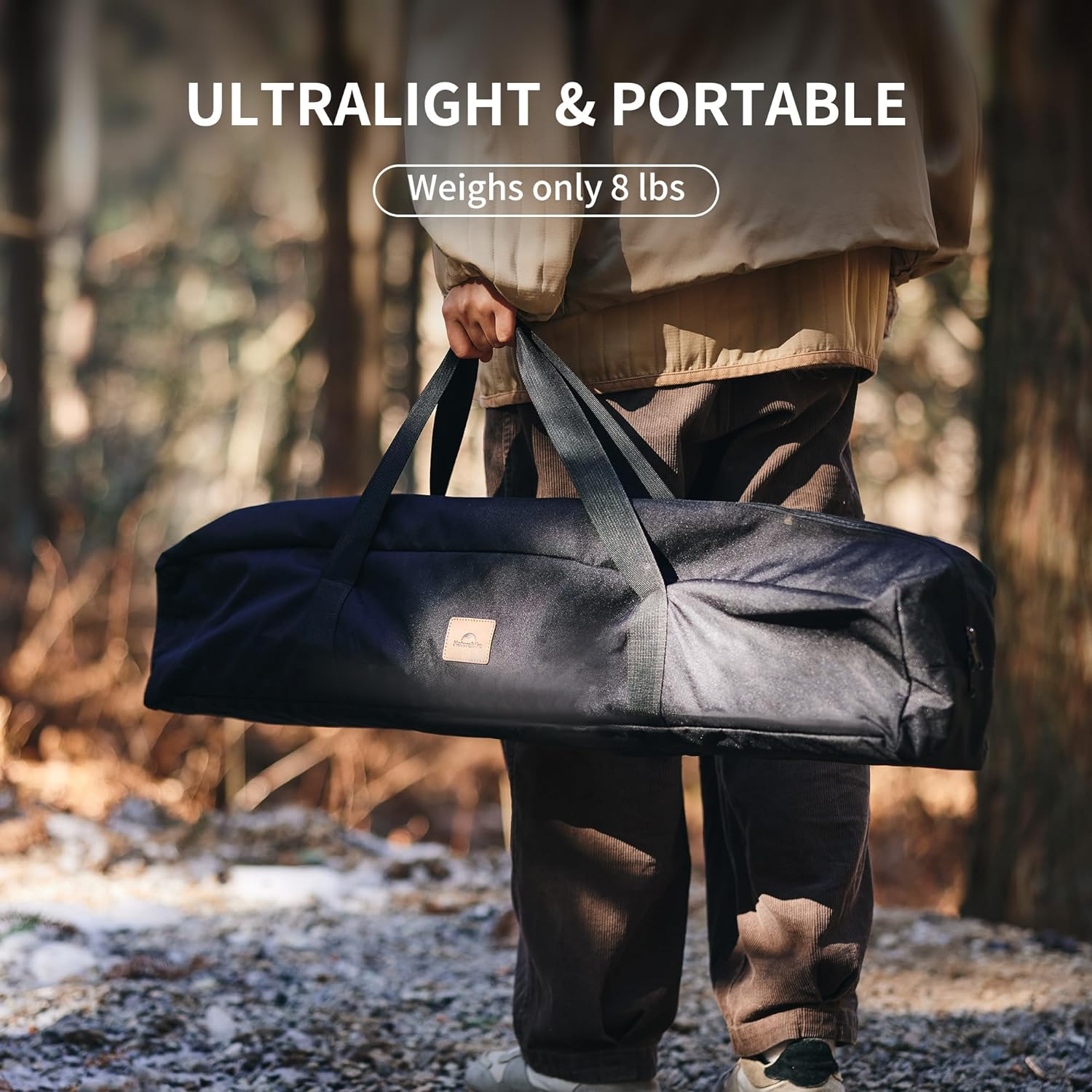 Naturehike IGT Camping Table, Ultralight Folding Aluminum Camp Table with Carry Bag, Portable IGT Unit Combination Table for Outdoor Cooking Car Camping Picnic RV Trip Patio Backyard BBQ (Black) image number 2