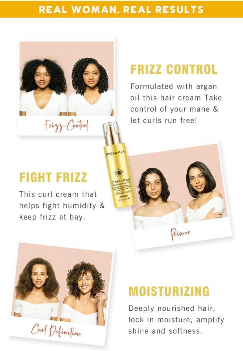 Kookala Curl Cream, Intensive Repairing Treatment for Dry, Damaged Hair, Enhances Shine, Softens Hair image number 1