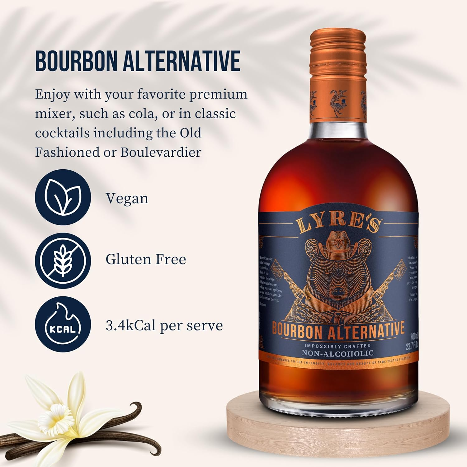 Lyre'S American Malt Non-Alcoholic Spirit - Bourbon Style | Award Winning | 700Ml image number 6