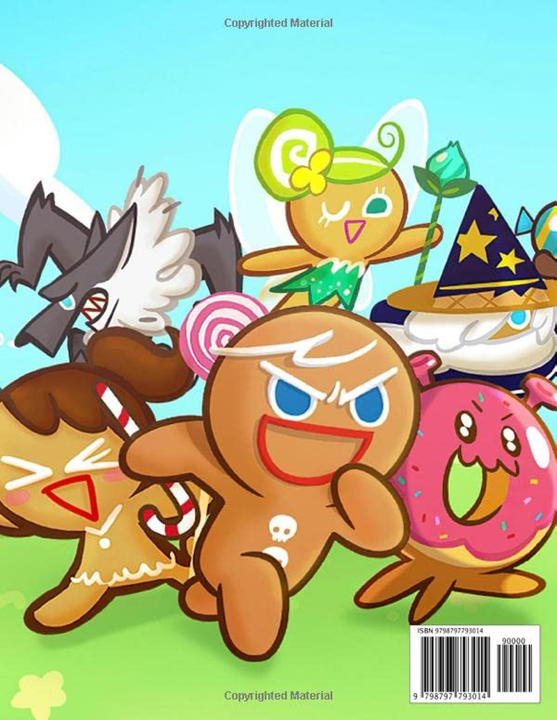 Cookie Run Kingdom Coloring Book: Action Game Featuring Vivid Illustrations for Kids Children Teen Adults to Color and Stimulate Creativity