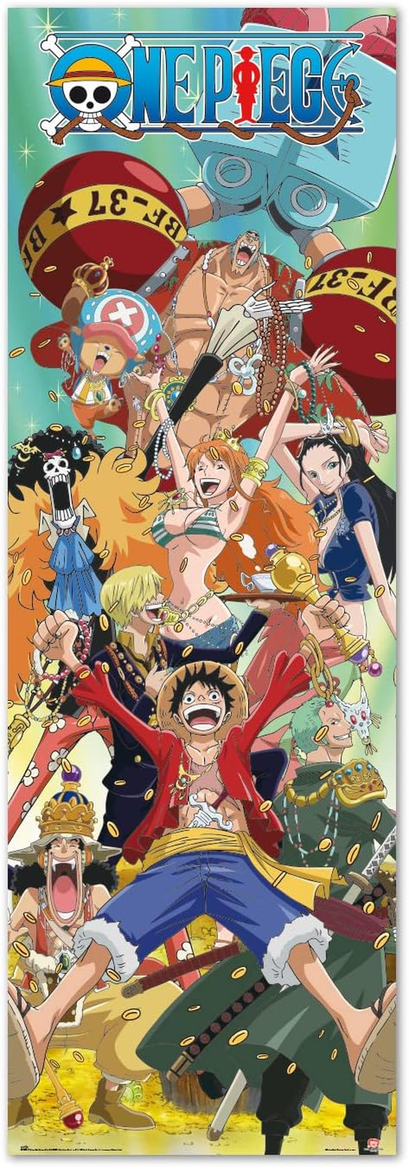 Grupo Erik One Piece Poster - 20.8 X 62.2 Inches / 53 X 158 Cm - Shipped Rolled up - Cool Posters - Art Poster - Posters & Prints - Door Posters