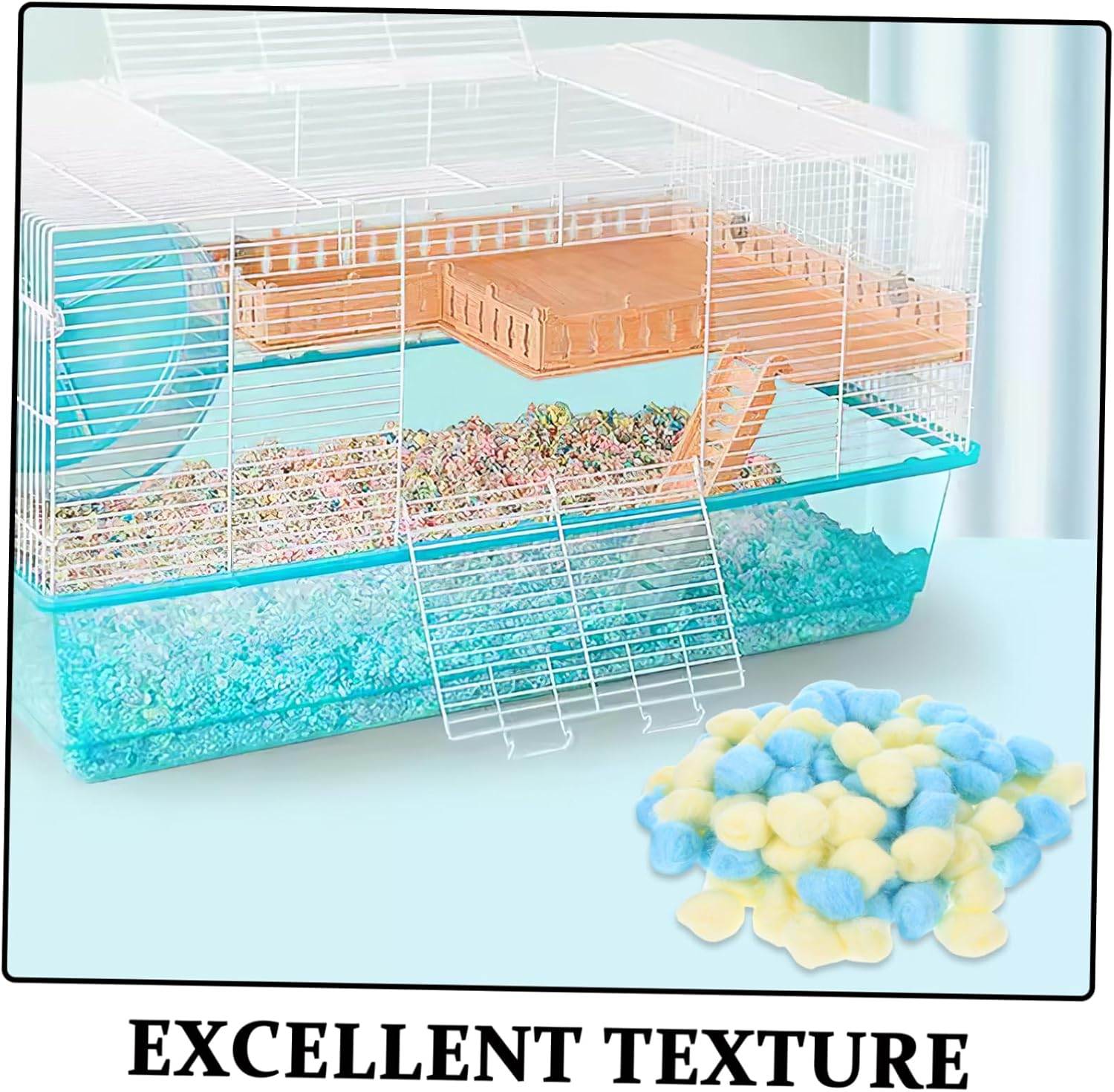 TEHAUX 500Pcs Colorful Cotton Balls Pom Pom Balls for Crafts DIY Handicraft Soft Warm Puff Suitable for Pet Bedding and Creative Winter Decorations image number 5