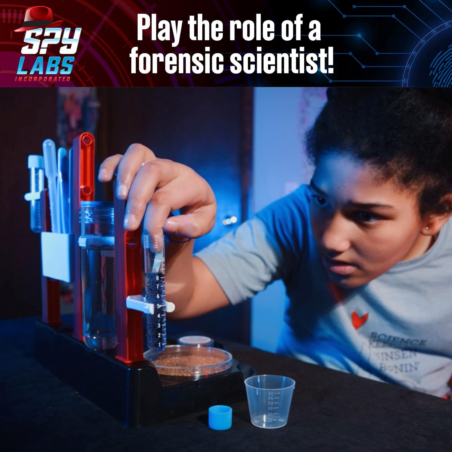 Thames & Kosmos Spy Labs Inc: Forensic Investigation Kit Includes Large Lab Setup to Collect & Analyze Evidence & Clues | Explore the Science of Detective Work | for Young Investigators image number 5