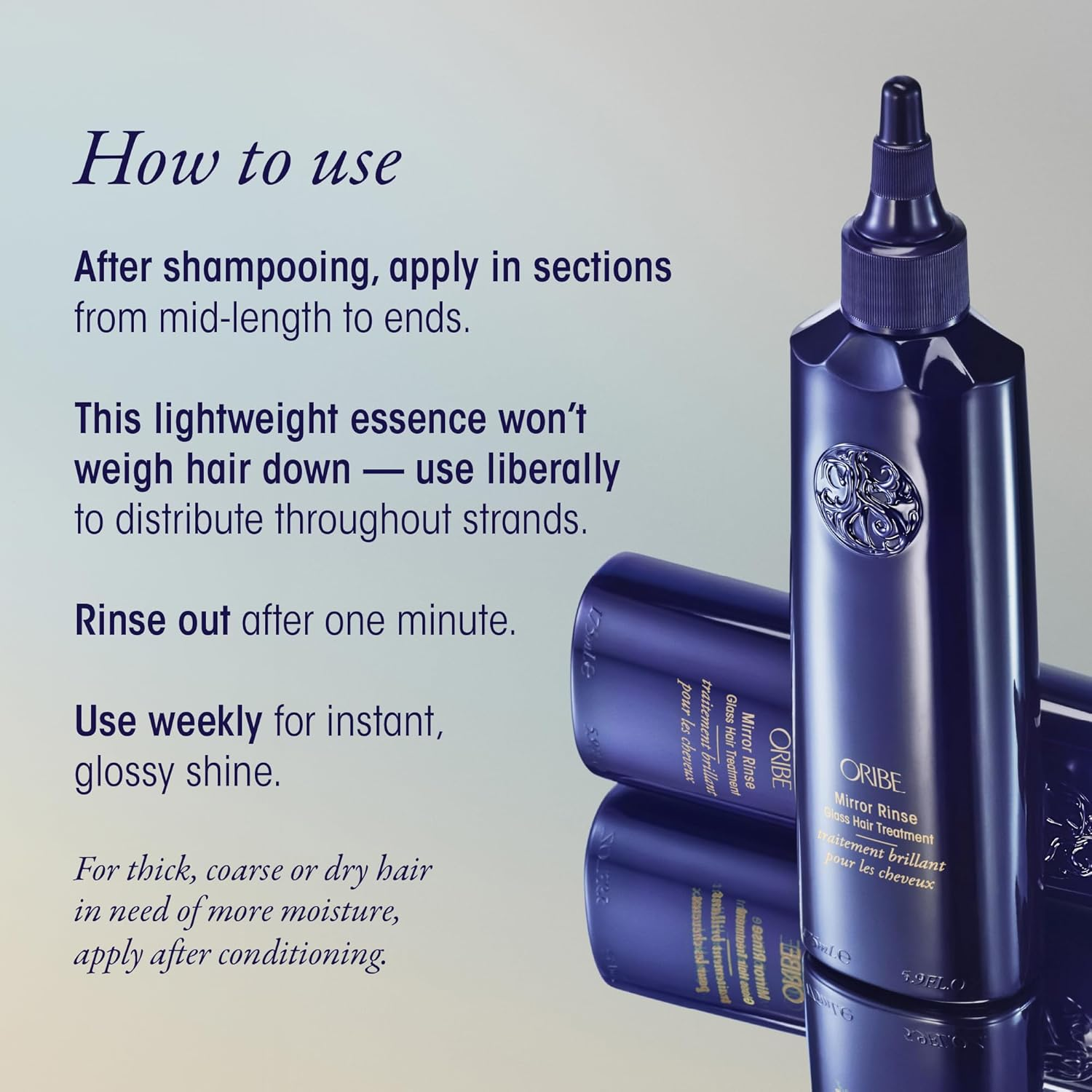 Mirror Rinse Glass Hair Treatment by Oribe for Women - 5.9 Oz Treatment image number 1