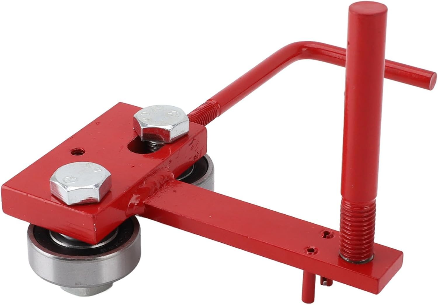 XUMIUZIY Chainsaw Bar Rail Tightening Repair Tool, Cast Iron Aluminum Chainsaw Bar Rail Closing Tool with Secure Fixture, Adjustable Chain Saw Guide Bar Repair Tool for Chain Grinding