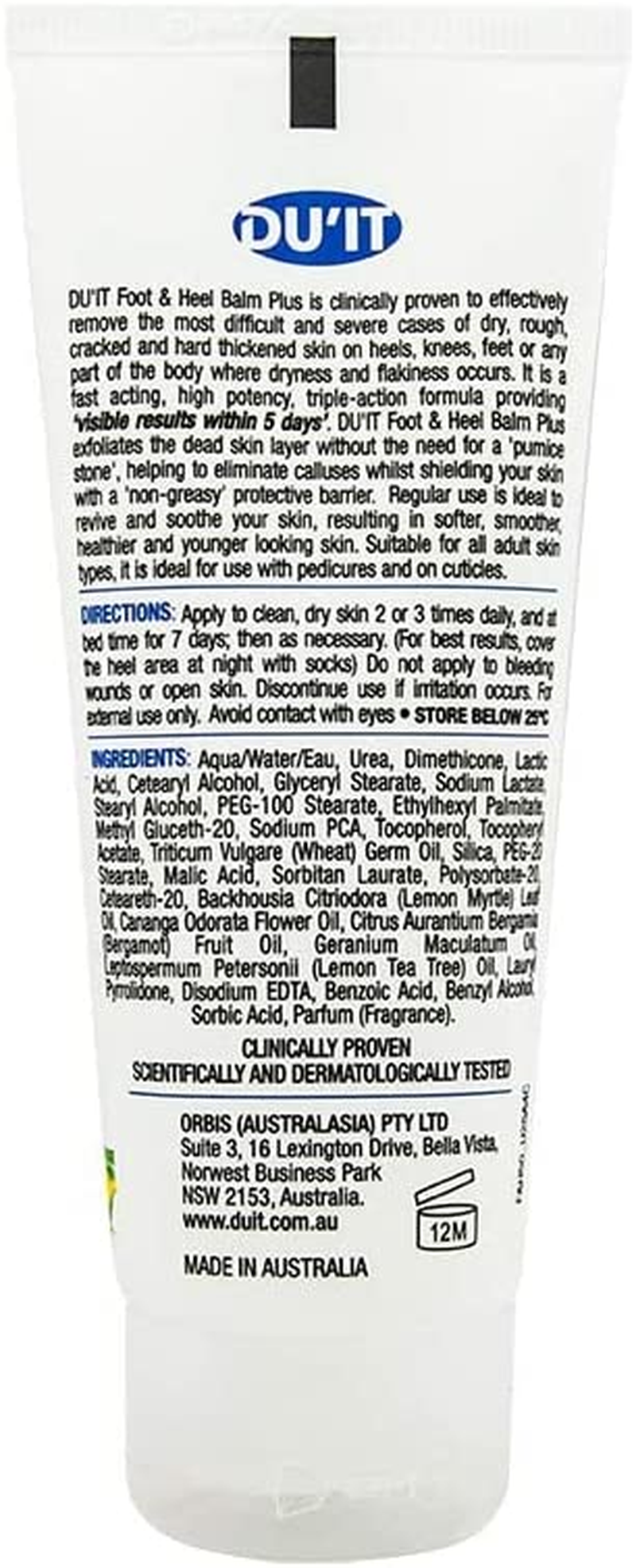 DU'IT Foot & Heel Balm plus Foot Cream 50G image number 4