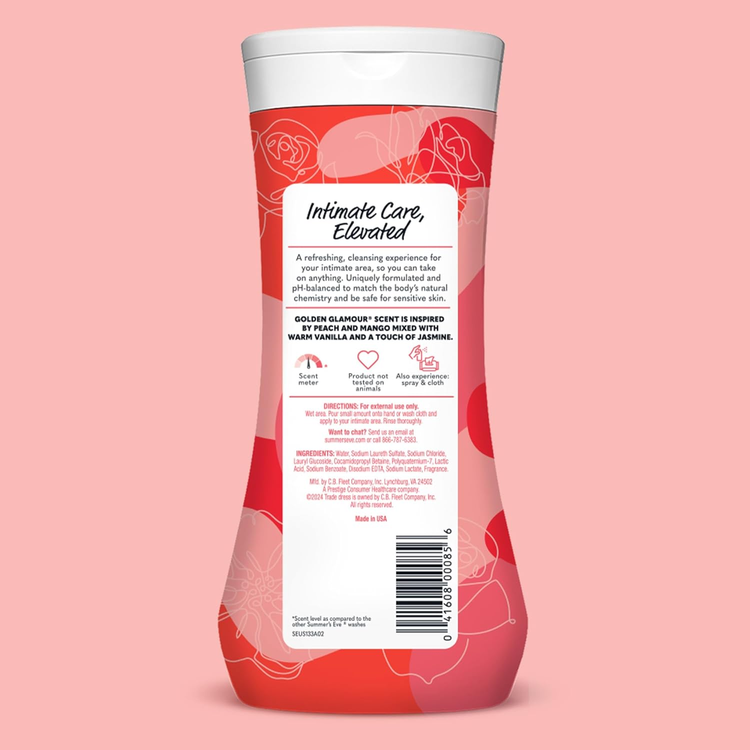 Summer'S Eve Feminine Cleansing Wash, Golden Glamour, 15 FL OZ