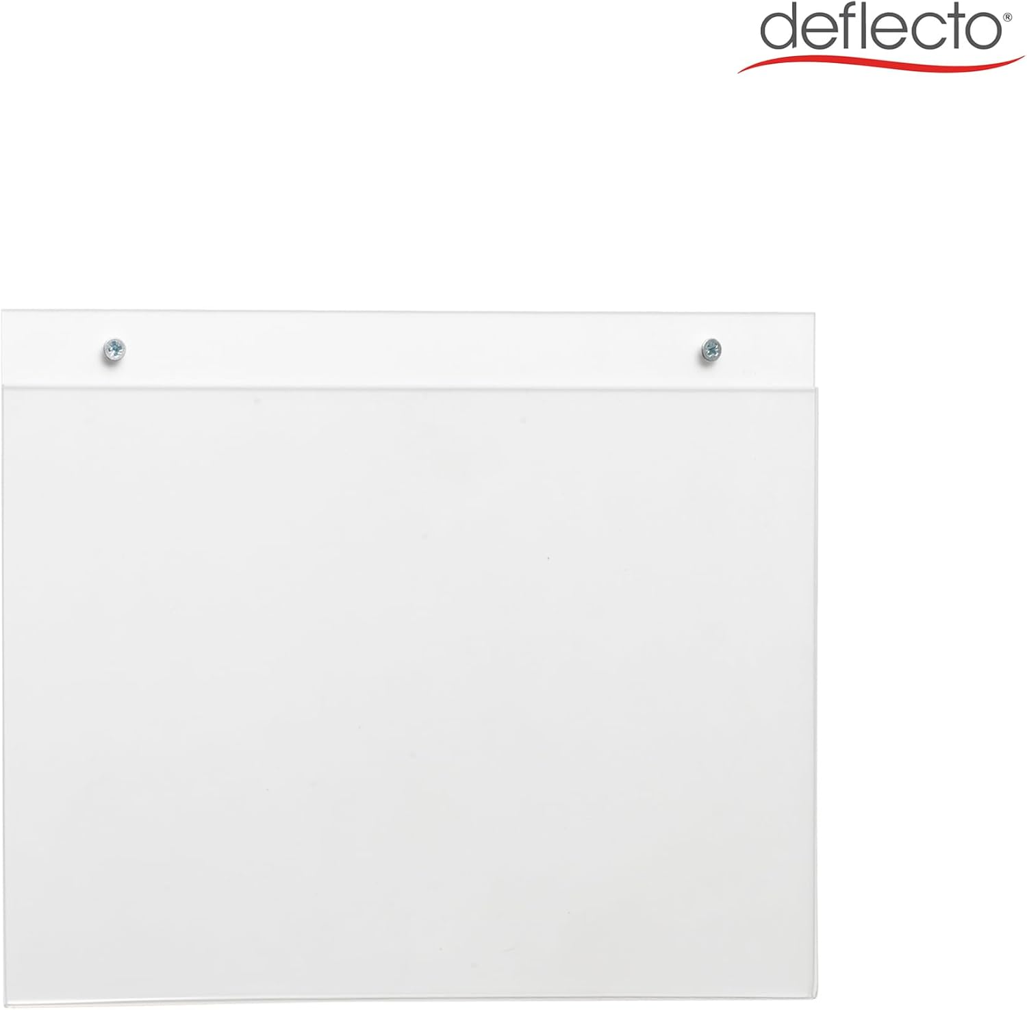 Deflecto Wall Sign Holder Pre-Drilled Landscape Format A3 Transpar image number 3