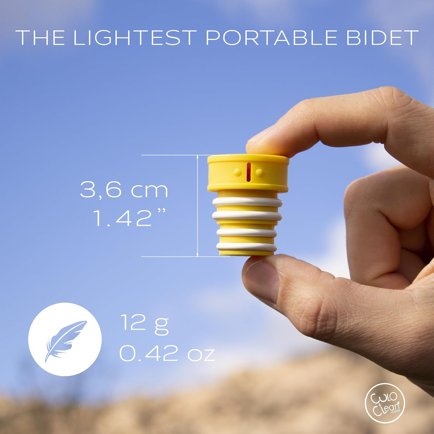 Culoclean Portable Bidet for Toilet, Travel, or Camping. Compatible with Every Bottle. Discreet, Ecological, Mini, Elderly, Sprayer, Bio, Personal, Handheld, Backcountry Bidet (4 Colors Mix, 8Pcs) - 4 Colors Mix image number 6