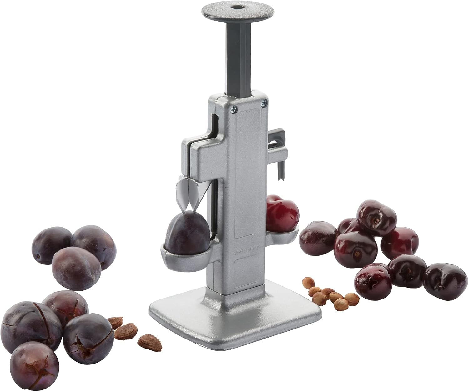 Westmark 4004094001949 Cherry and Plum Stoner Steinex-Combi Retro-Look, Silver/Black image number 2