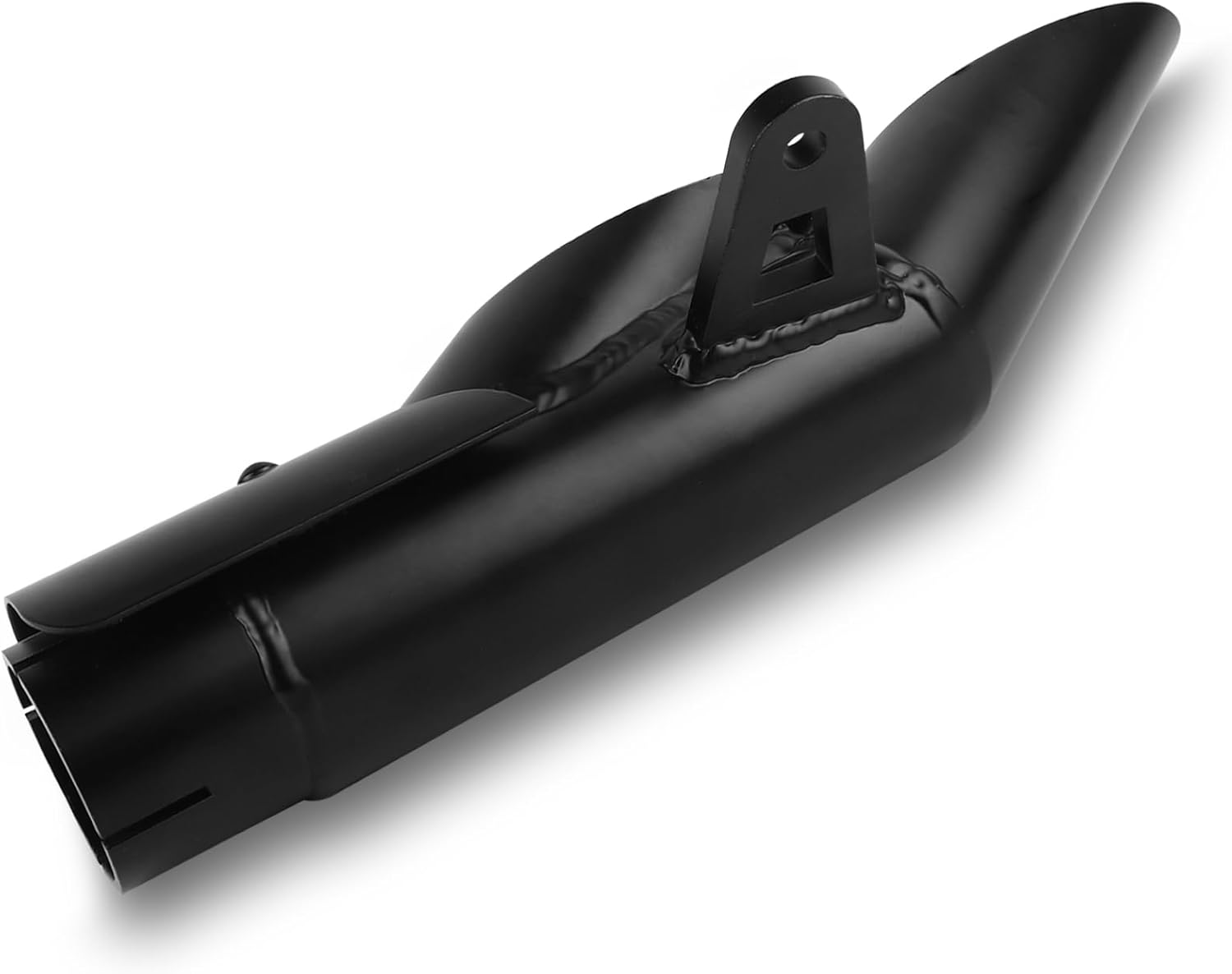 FLYPIG Two-Hole Aluminum Exhaust Muffler Pipe Kit with 38-51Mm Clamp Fit for All Motorbikes with 51Mm /2Inch Exhaust