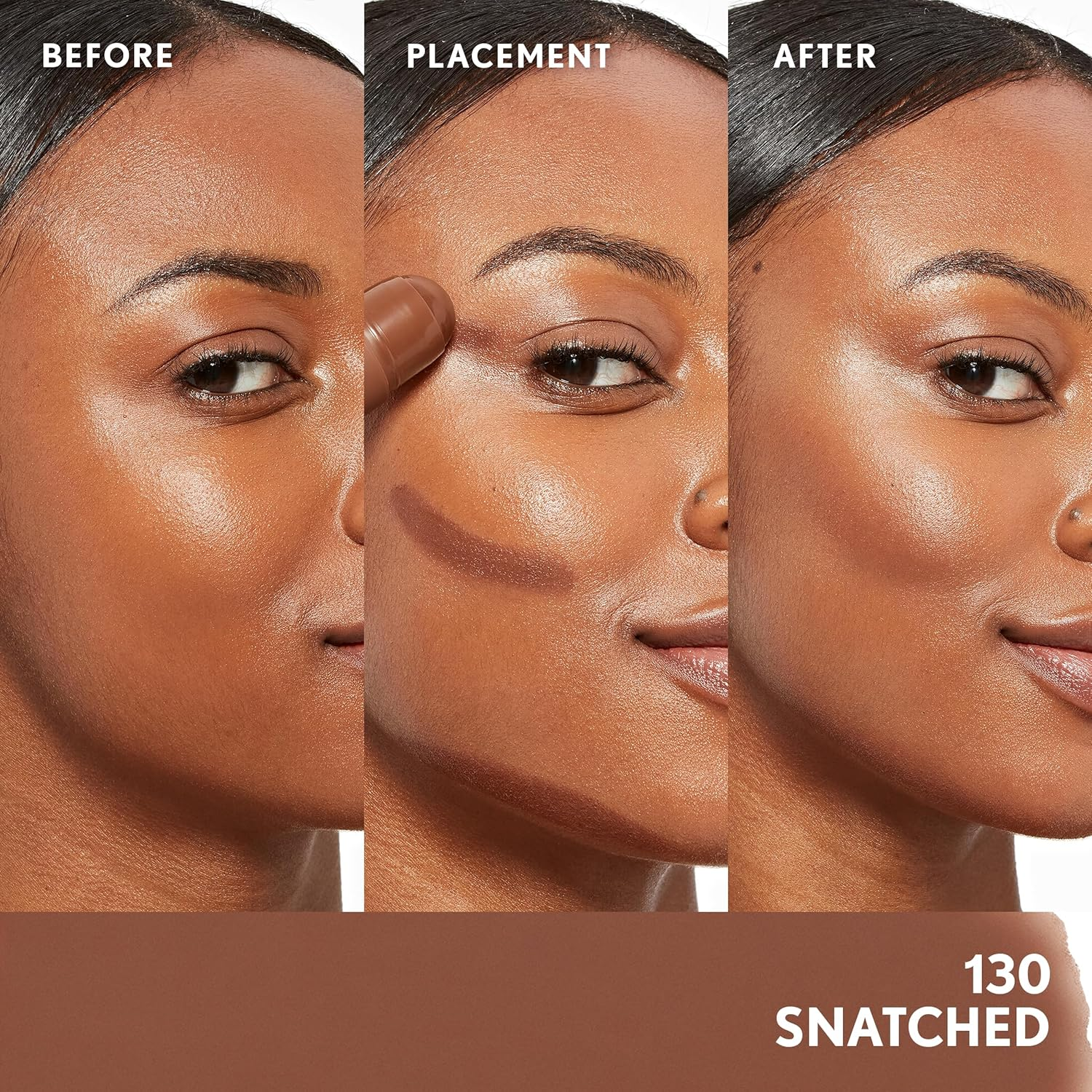 Covergirl Trublend Skin Enhancer Contour Balm, 130 Snatched, Contour Stick, Vegan Formula, Easy to Use, Glides on Effortlessly, Non-Greasy, Natural Sculpt - Nude Flush image number 2