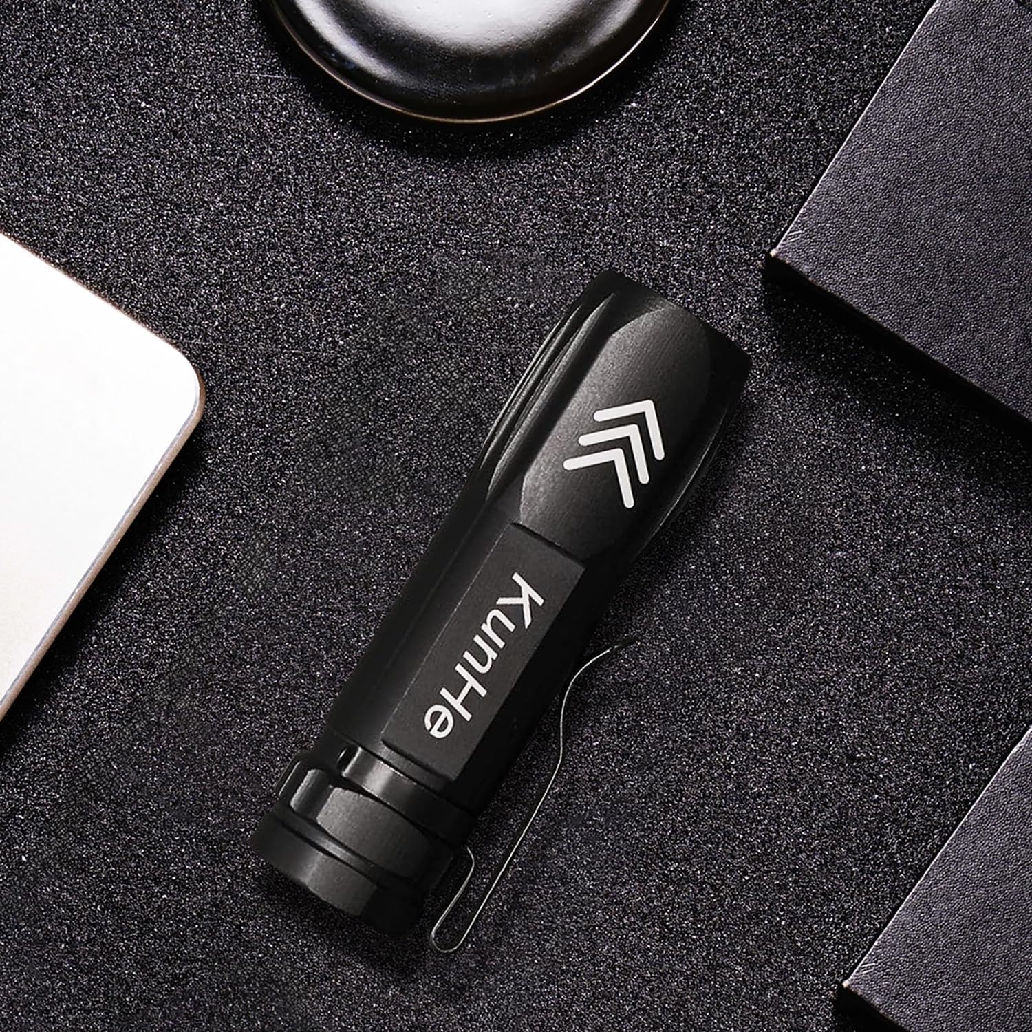 Kunhe 10 Pack Small Rechargeable Flashlights Bulk USB-C Mini High Lumen Flashlight Clip-On Portable Pocket Flash Light for EDC Emergency Home Use image number 1