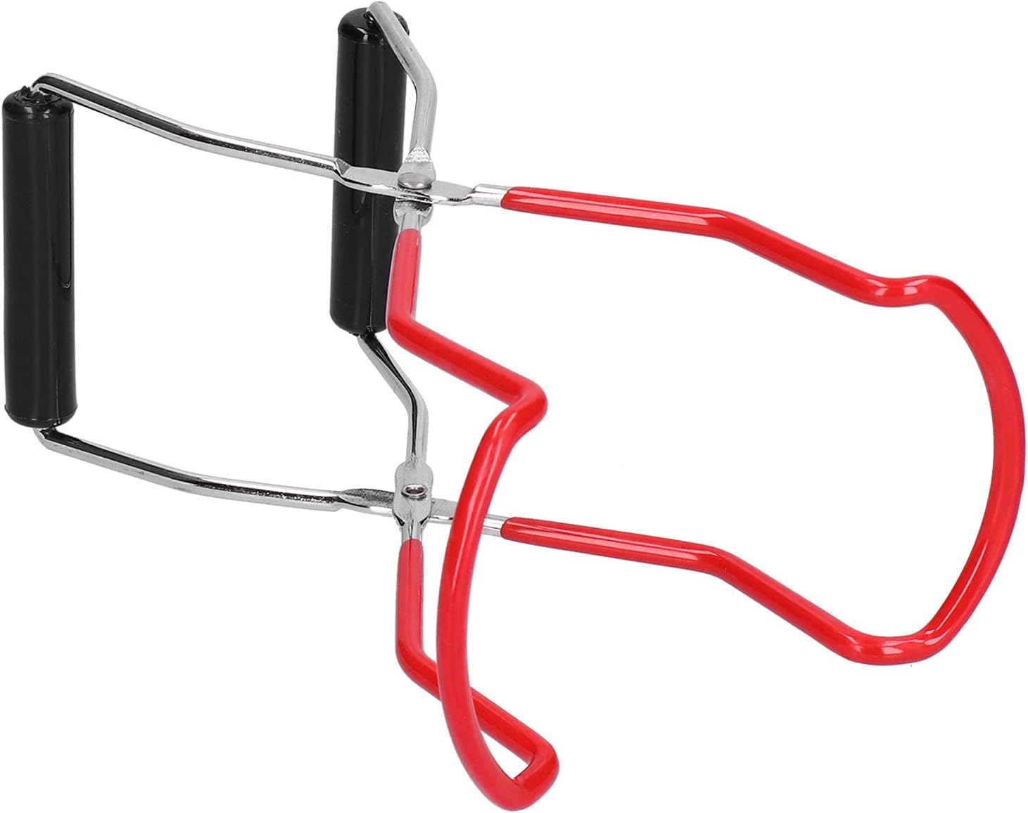 Canning Jar Lifter, Canning Supplies Stainless Steel Jar Gripping Pliers Canning Tongs with Grip Handle for Home Kitchen (Red)