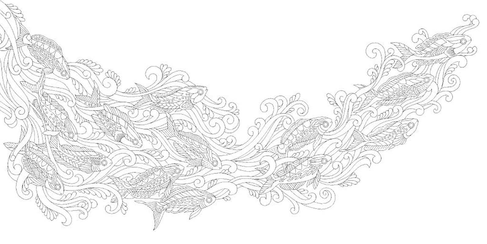 Millie Marotta'S Secrets of the Sea Pocket Colouring image number 6