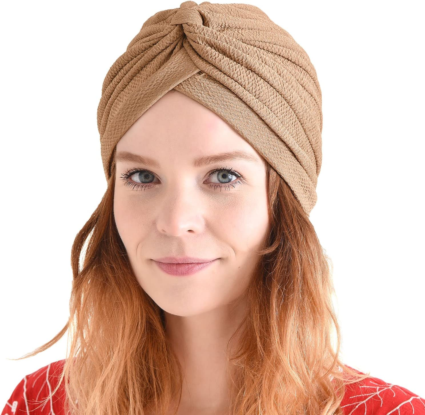 Womens Fortune Teller Fashion Turban - Boho Headwrap Festival Indian Costume