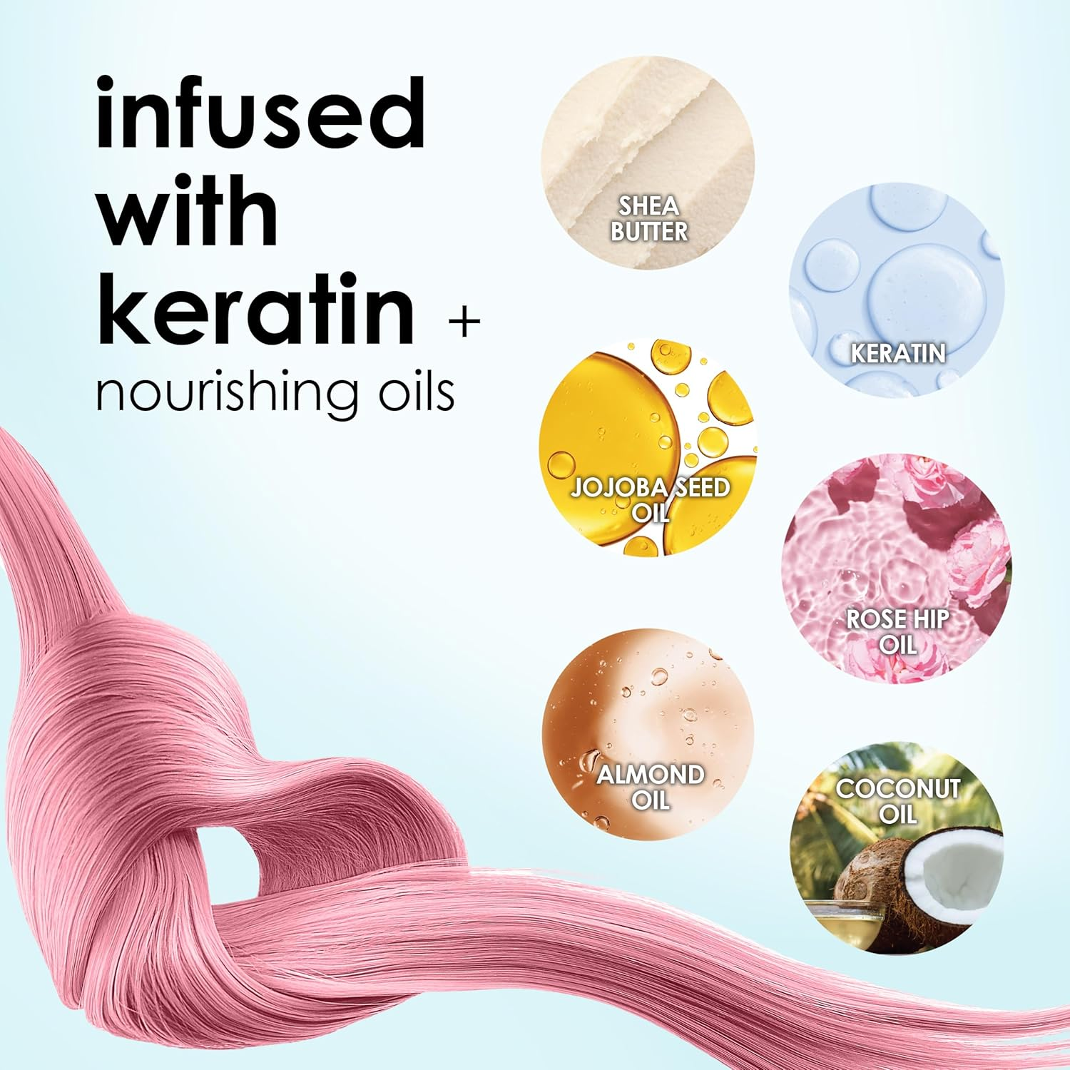 KERACOLOR Color plus Clenditioner - Light Pink image number 5