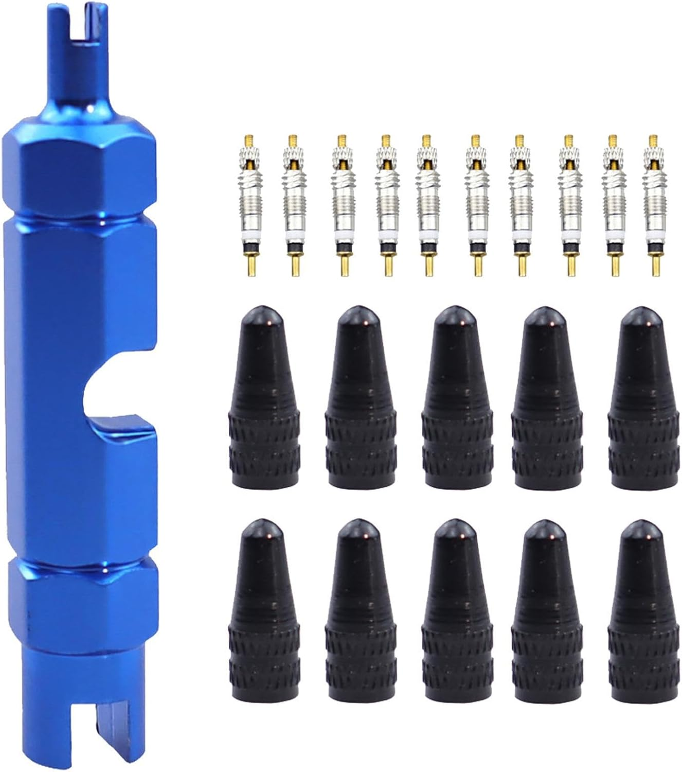 Tyre Stem Remover,Bike Wrench Tire Stem Extractor - Automotive Fix Tool with Knurled Knob for Electric Motors, Trucks, Motorcycle, Bicycle, Tractor, Lawnmowers Borato image number 2